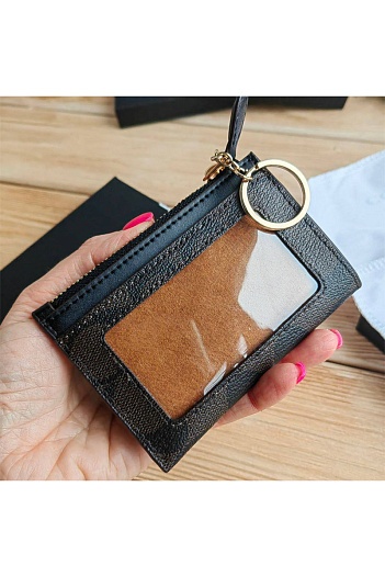 Кожаный кардхолдер Coach 12x9 см (3 расцветки)   