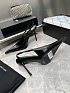 Женские кожаные туфли на каблуке Yves Saint Laurent premium