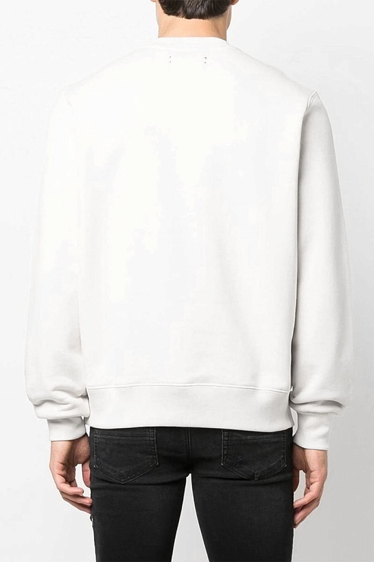 Белый мужской свитшот Amiri Rum Label logo-print