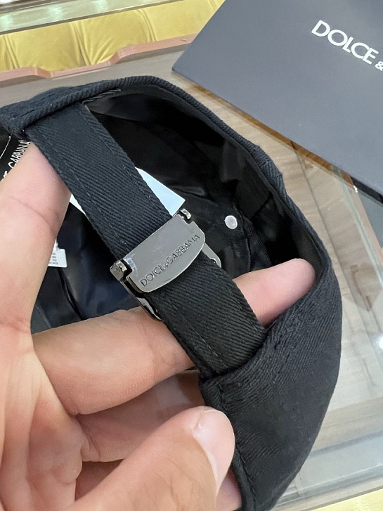 Бейсболка чёрного цвета Dolce & Gabbana logo-embroidered