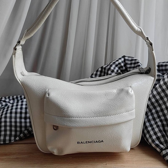 Женская сумка Balenciaga Raver 30x19 см - White