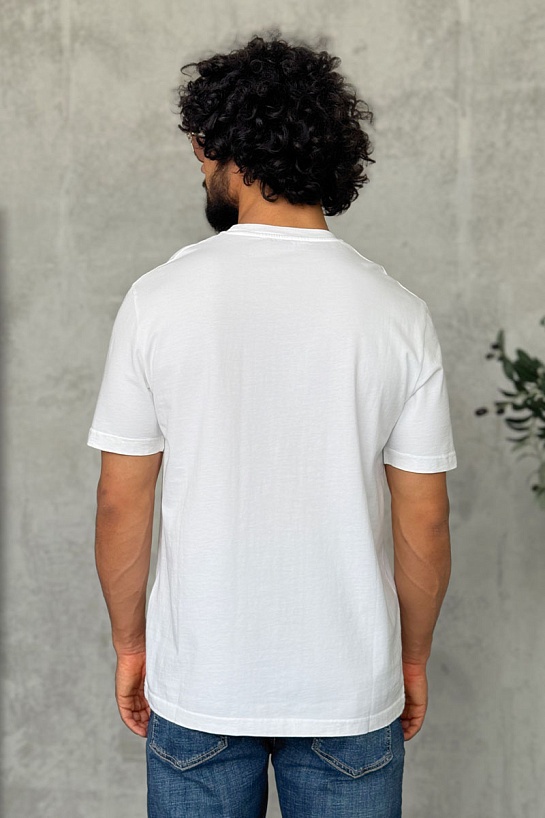Футболка белого цвета Etro Pegaso embroidery