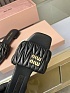 Женские шлёпанцы MIU MIU Premium - Black