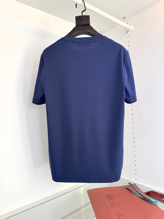 Мужская синяя футболка Loro Piana