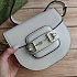 Женская сумка Gucci Horsebit 1955 mini 19x18 см - White