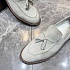 Замшевые лоферы Brunello Cucinelli tassels - Light Grey