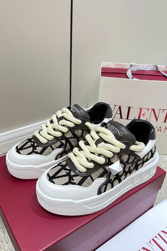 Женские кроссовки Valentino One Stud XL - Black