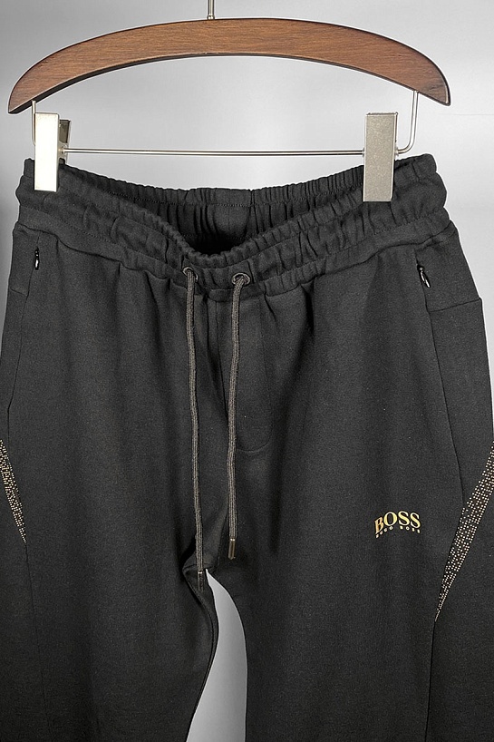 Мужские чёрные штаны Hugo Boss
