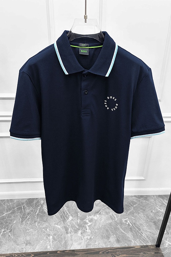 Поло синего цвета Hugo Boss "Paule 2"