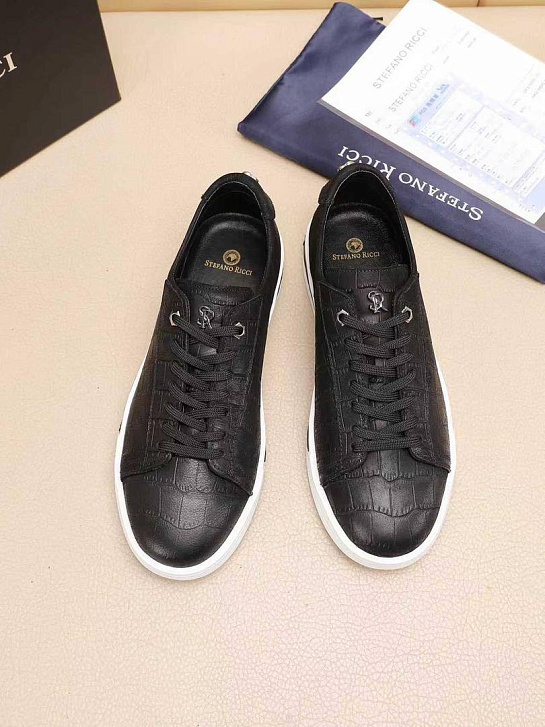 Мужские кожаные кроссовки Stefano Ricci