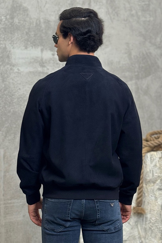 Мужская кожаная куртка Prada premium