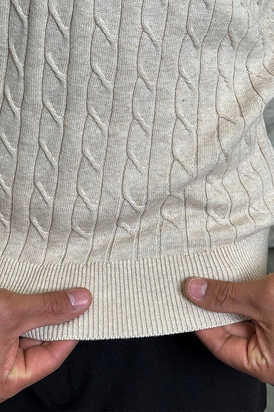 Мужской джемпер Роlо Ralрh Lаurеn cable-knit - Beige