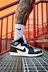 Кроссовки Nike Air Jordan 1 Retro High - Black / White