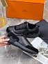 Комбинированные кроссовки Hermes Bouncing - Black