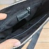 Кожаная чёрная сумка-планшет Montblanc 27x26 см