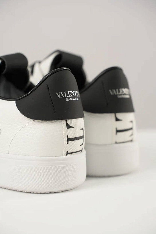 Кожаные кроссовки Valentino VL7N low-top - White / Black