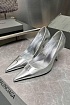 Женские кожаные туфли на каблуке Balenciaga premium