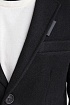 Чёрное мужское пальто Burberry logo label