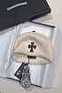 Шапка белого цвета Chrome Hearts