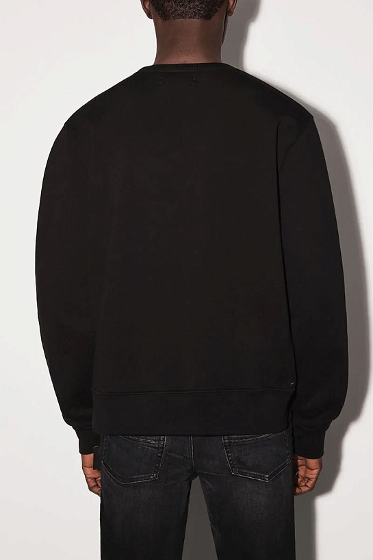 Чёрный мужской свитшот Amiri collegiate-logo