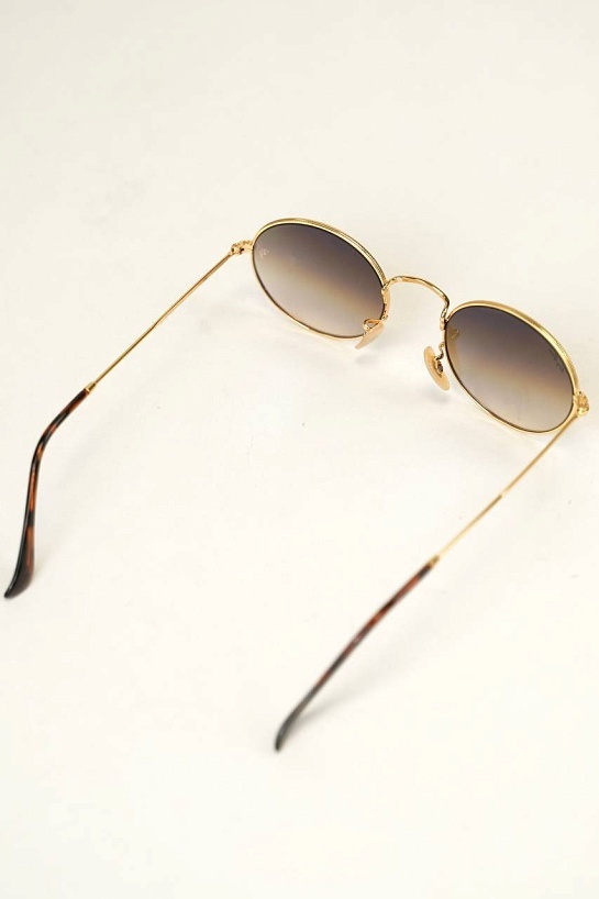 Солнцезащитные очки Ray-Ban Oval Metal - Brown