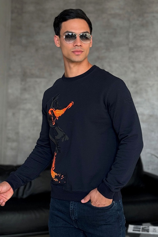 Мужской свитшот Iceberg "Daffy Duck" - Navy