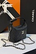 Кожаная сумка Chanel premium 18x12x6 см