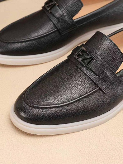 Мужские кожаные лоферы Ermenegildo Zegna   