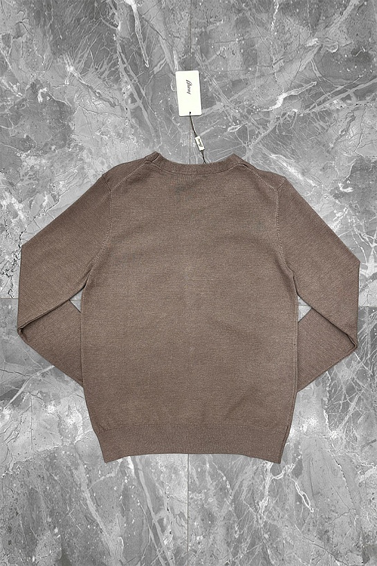 Мужской кардиган Brioni logo-detail - Brown