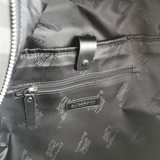 Кожаный рюкзак Burberry London Check 43x30 см