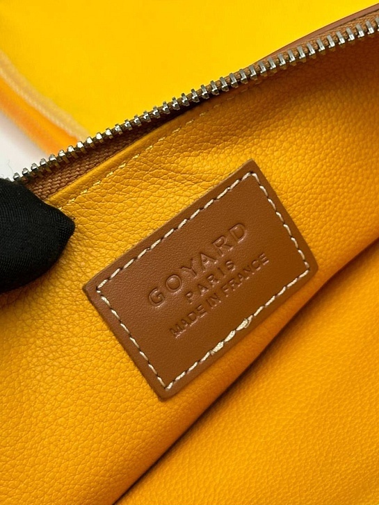 Кожаный кошелек Goyard Insert Louise Premium 21x11см - Brown