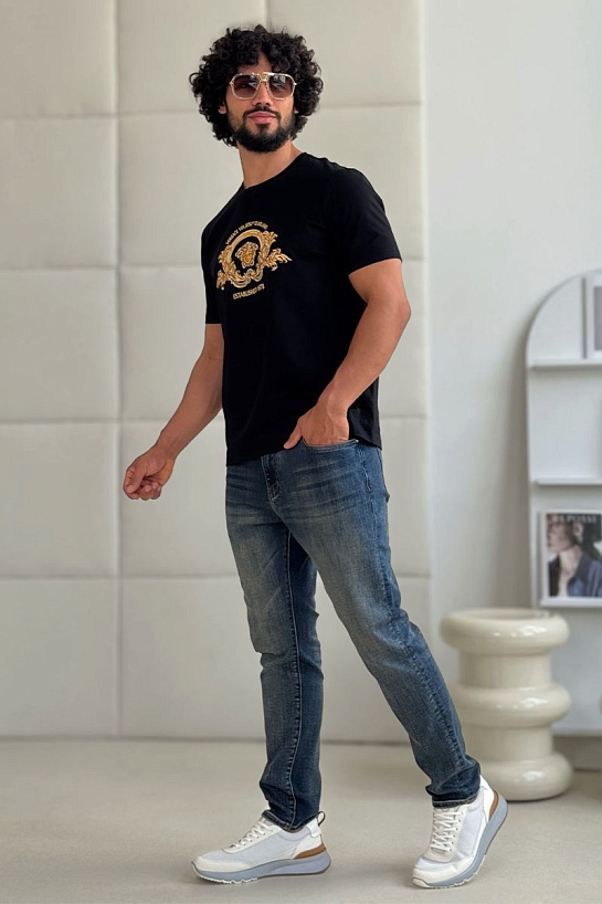 Мужские синие джинсы Burberry premium