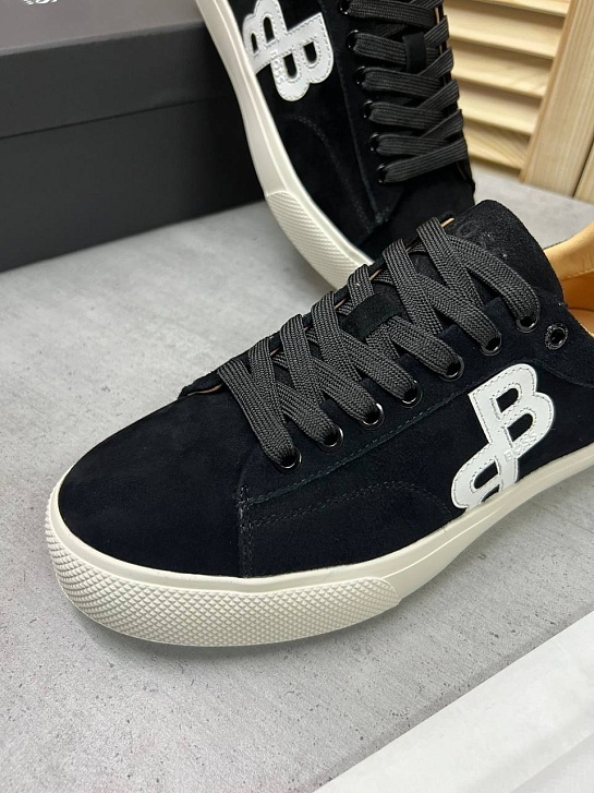 Замшевые кроссовки Hugo Boss Aiden - Black