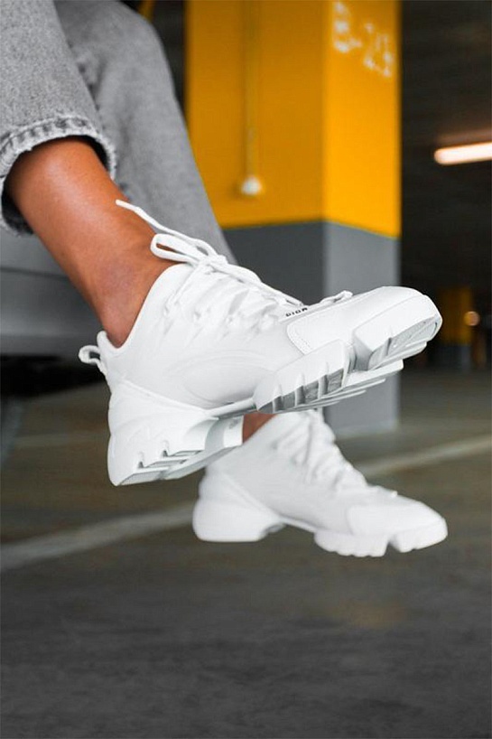 Женские кроссовки Dior D-Connect - White