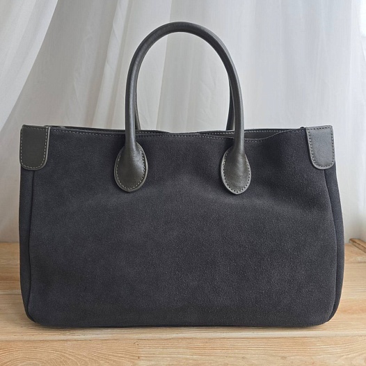 Замшевая сумка Yves Saint Laurent 39x23 см   