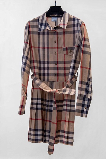 Женское классическое платье-рубашка Burberry TB   