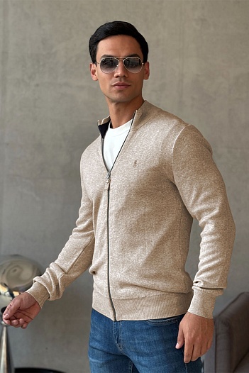 Мужская бежевая кофта Роlо Ralрh Lаurеn pony-embroidered   