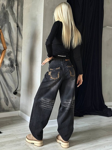 Женские джинсы Chrome Hearts premium   