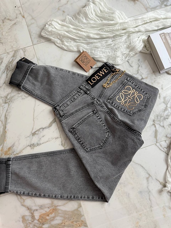 Женские джинсы Loewe Slouchy - Blue