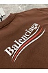 Оверсайз футболка Balenciaga Political Campaign - Brown