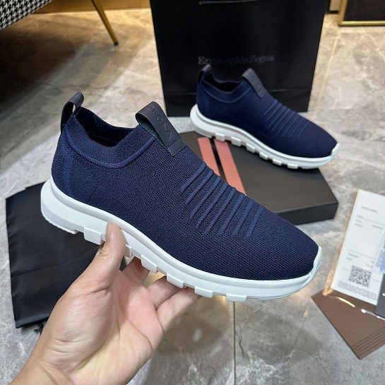 Мужские текстильные кроссовки Ermenegildo Zegna