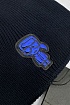 Мужская шапка тёмно-синего цвета Karl Lagerfeld logo-patch