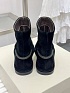Женские замшевые сапоги Brunello Cucinelli premium - Black