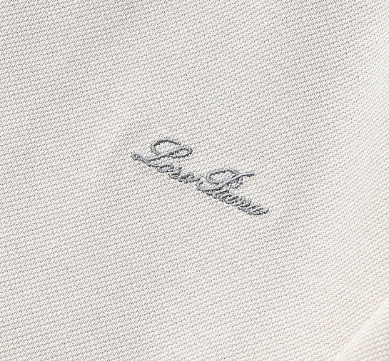 Мужское бежевое поло Loro Piana premium