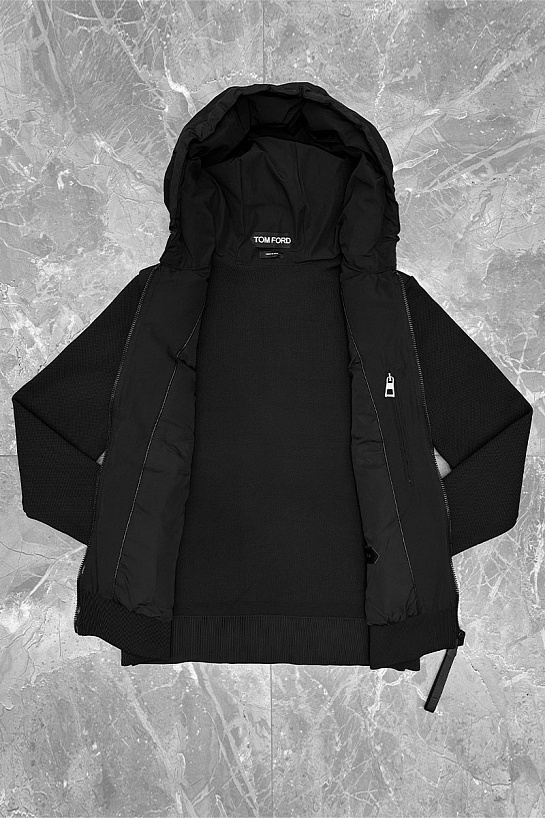 Чёрная куртка Tom Ford Merino Blouson
