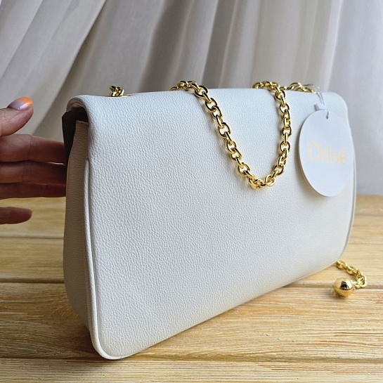 Кожаная сумка Chloe 28x17 см