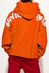 Оранжевое оверсайз худи Palm Angels Classic logo-print