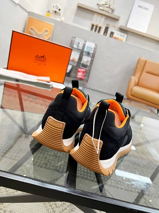 Мужские комбинированные кроссовки Hermes