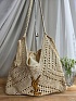 Плетёная сумка шоппер Yves Saint Laurent 37x25 см