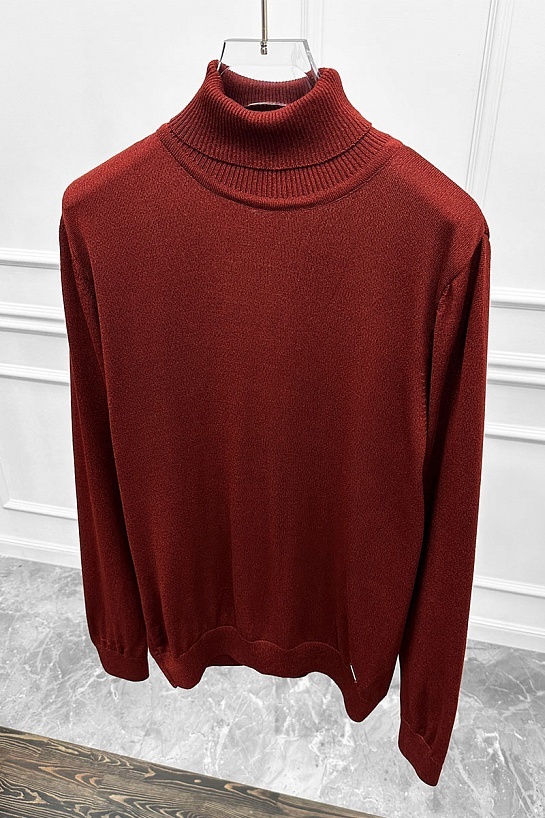 Мужская бордовая водолазка Maglione